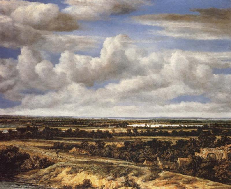 Philips Koninck An Extensive Landscape with a Road by a River oil painting picture